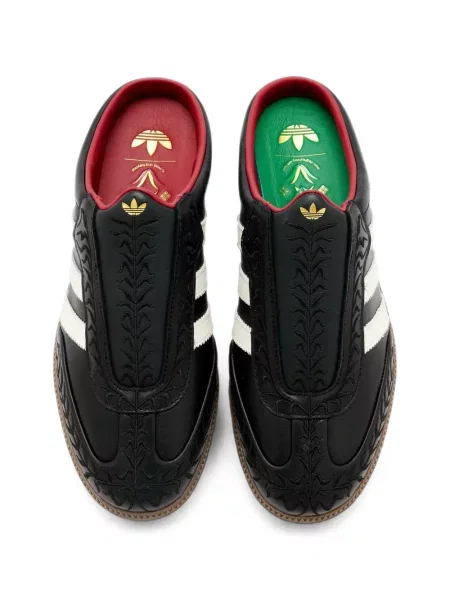 Sneakerși Adidas Samba cu broderie din piele negru