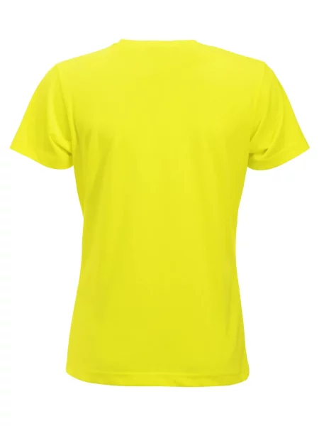 Clique New Classic-T T-shirt z ringspun bawełny nowoczesny krój – żółta