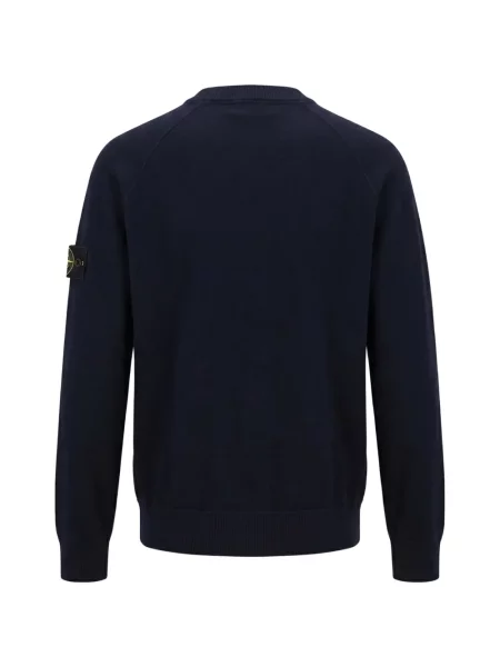 Pulover Stone Island cu strasuri albastru