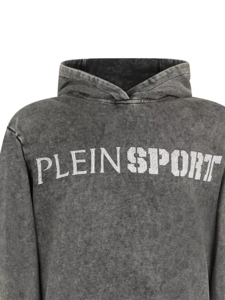 Hoodie Plein Sport με σχέδιο γκρι