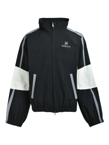 Bomber bunda Breath s výšivkou černá