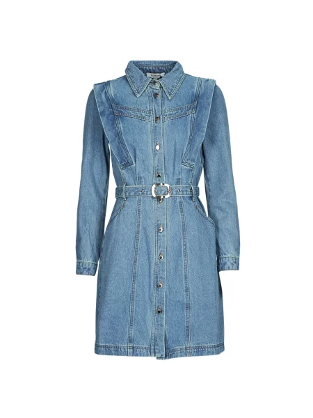 Mini obleka Morgan modra