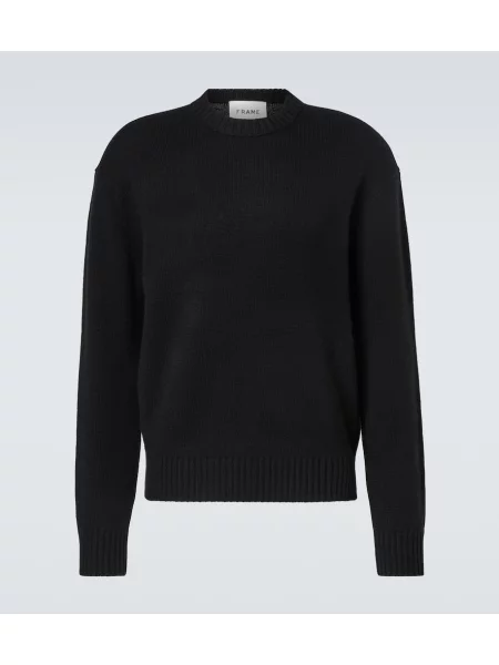 Pulover Frame din cașmir negru