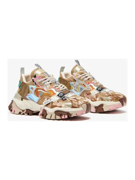 Sneakersy Joia Paris skórzane beżowe