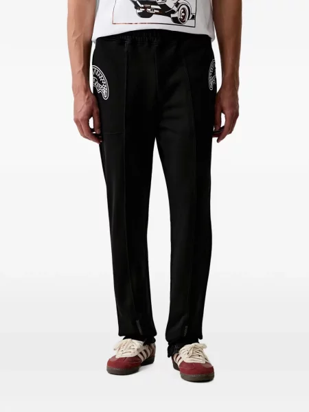 Pantaloni Sprayground cu imagine alergare negru