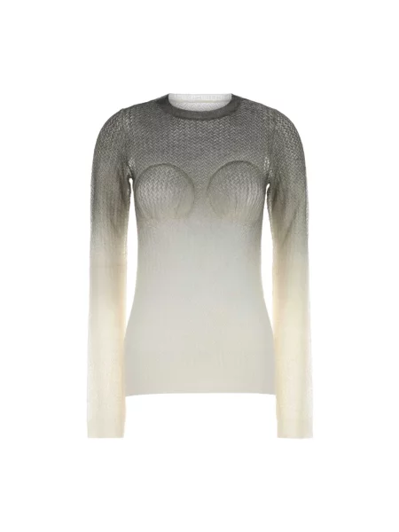 Sweter Maison Margiela beżowy