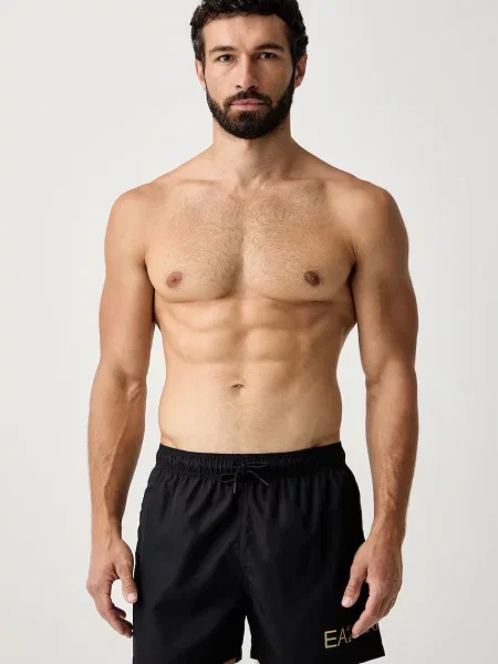 Emporio Armani pantaloni scurți de baie pentru bărbați negru