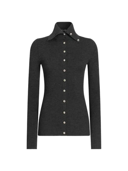 Cardigan Dolce & Gabbana de lână gri