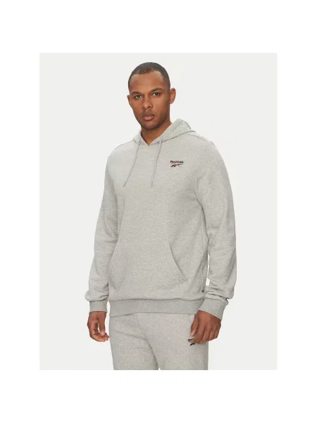 Reebok Pulóver Regular Fit szürke