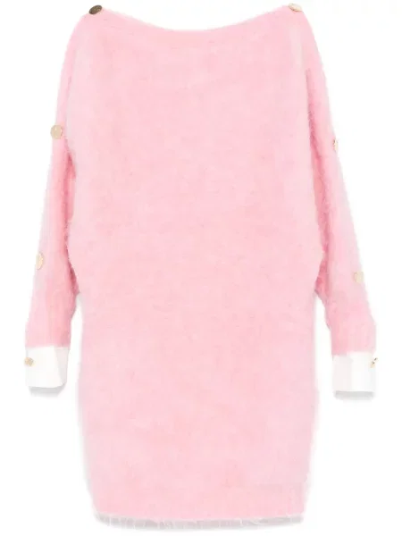 Mała mały sukienka mini Retrofete garniturowa różowa