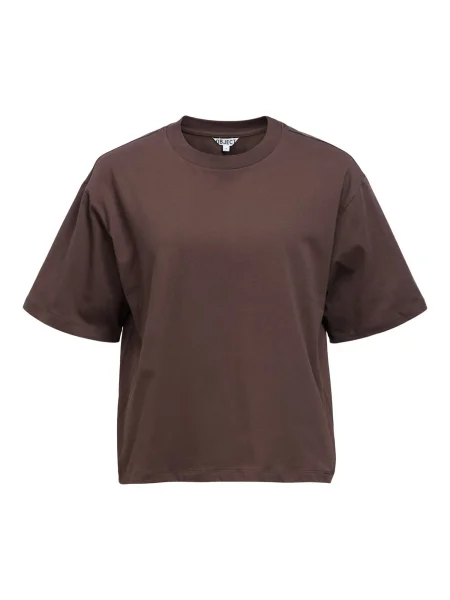 OBJECT Tricou OBJGima închis maro