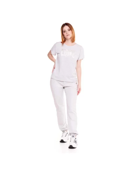 Scurt tricou Leone 1947 cu mâneci scurte gri