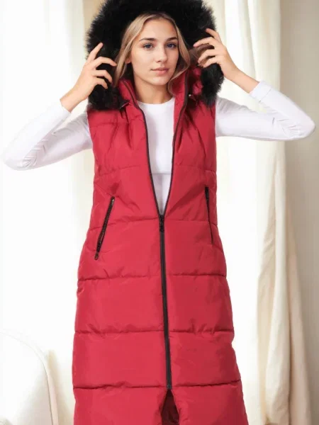 Vestă Dewberry bordo