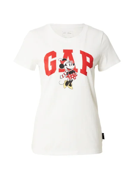 GAP Majica žuta / crvena / crna bijela