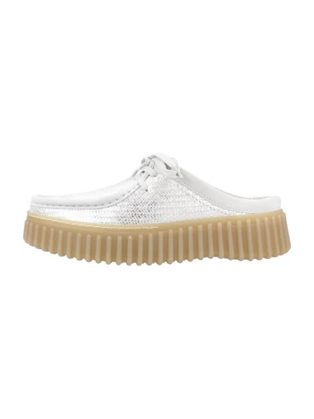 Pantofi Clarks argintiu