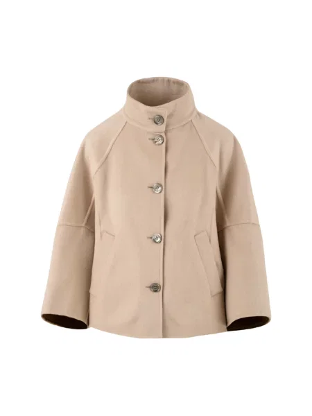 Lniana kurtka Moorer beżowa