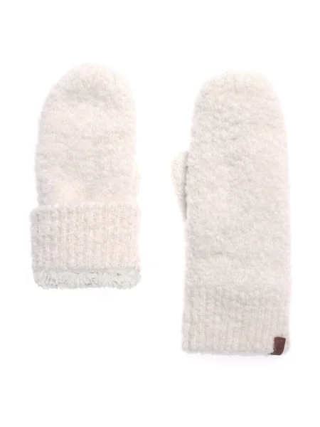 Bickley + Mictchell Amsterdam Palčniki volneno bela