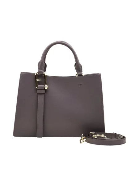 Torebka Furla skórzana szara