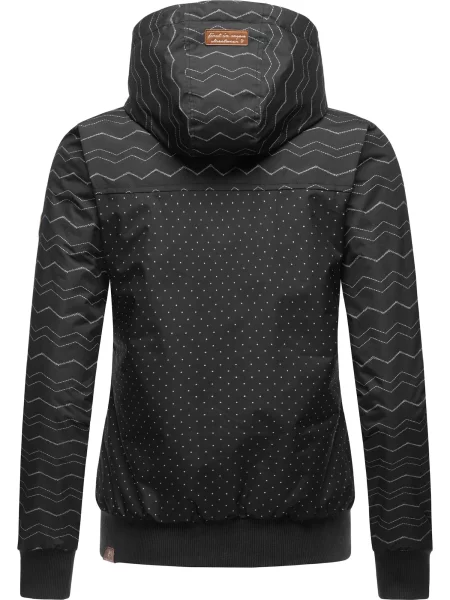 Ragwear Geacă de iarnă maro / negru alb