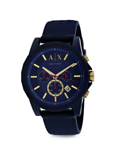 Zegarek Armani Exchange na ramiączkach niebieski