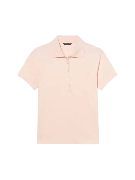 Koszulka polo Brooks Brothers z logo różowa