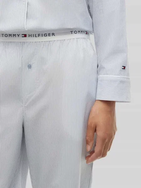 Piżama o kroju comfort fit z czystej bawełny Tommy Hilfiger