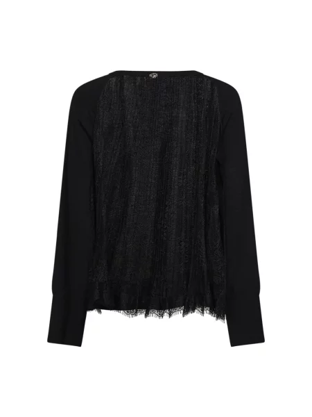 Sweter Blumarine wełniany czarny