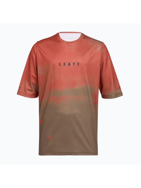Koszulka rowerowa Leatt MTB Gravity dusty red czerwona