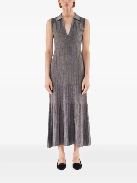 Rochie midi Adam Lippes gri