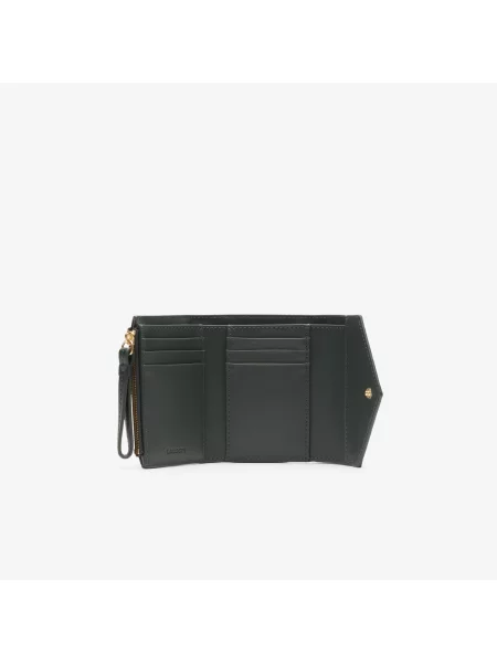 Lacoste Etui Na Karty Ze Wzorem Ciemnozielone zielony
