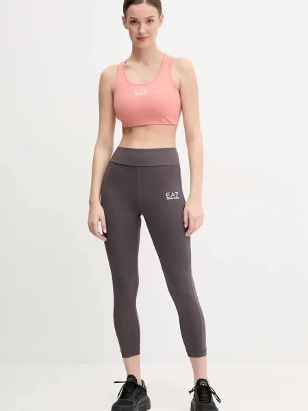 Emporio Armani športová podprsenka oranžová