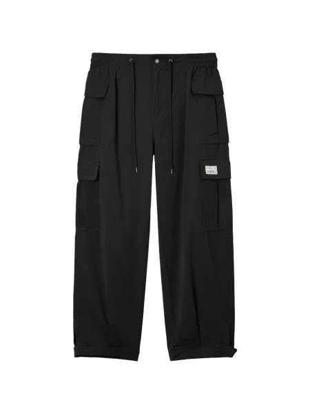 Pantaloni cargo Five Cm cu cordon negru