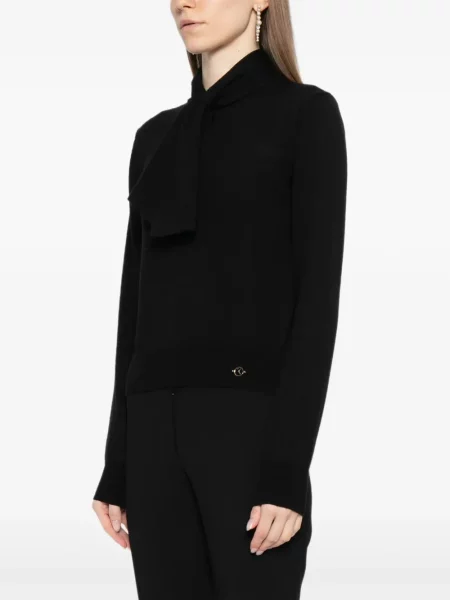 Top Saiid Kobeisy z łatami czarny