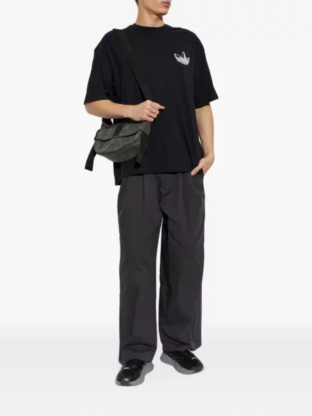 Cămașă Adidas din jerseu negru