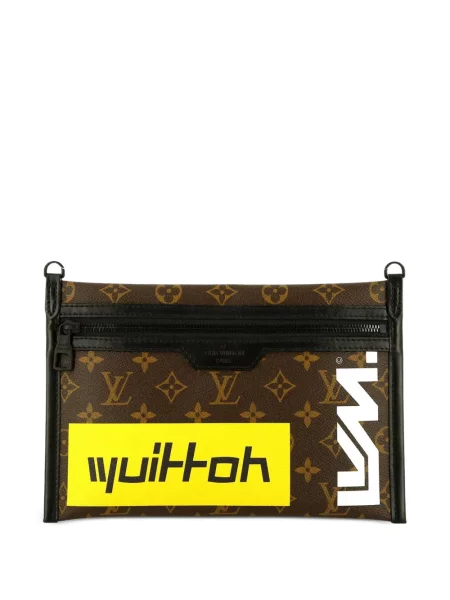Taška Louis Vuitton Pre-owned bez podpatku hnědá