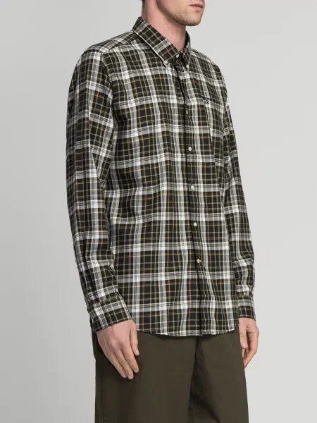 Рубашка Barbour зеленая