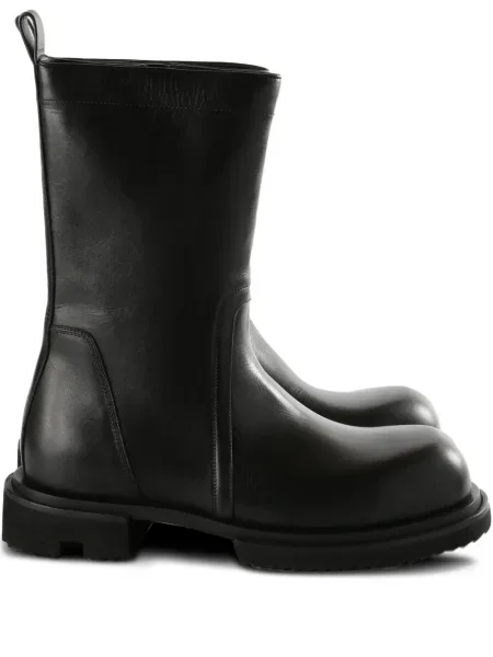 Iš natūralios odos auliniai batai Rick Owens juoda