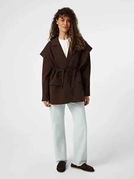 Пиджак Emmelie Delage X Intertop коричневый