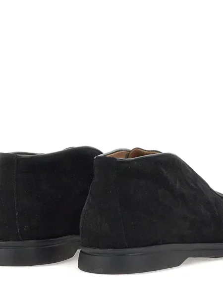 Pantofi loafer Duca Heritage din piele de căprioară negru