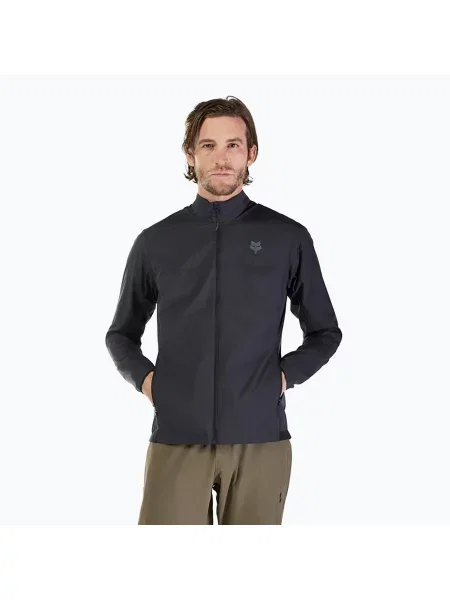 Мъжко яке за колоездене Fox Racing Ranger Wind black черно