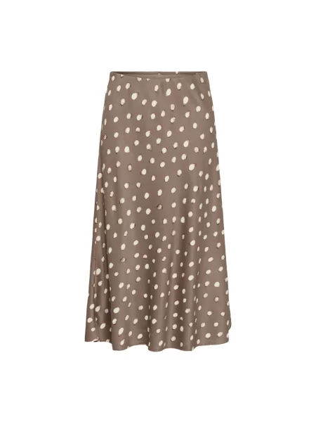Spódnica midi Inwear brązowa