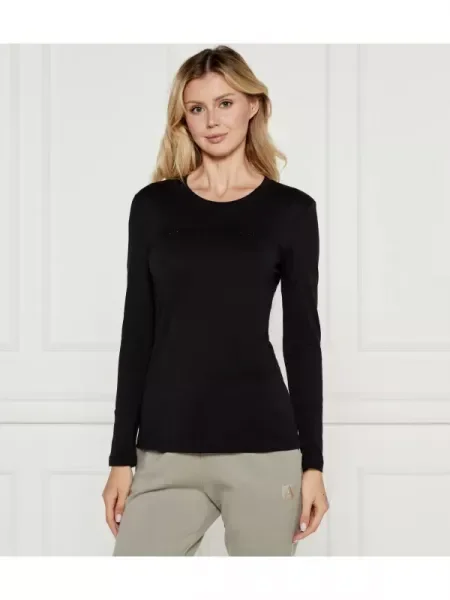 Tricou mânecă lungă Armani Exchange negru