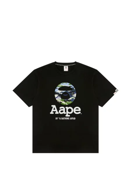 Tricou grafic Aape By A Bathing Ape cu imagine negru