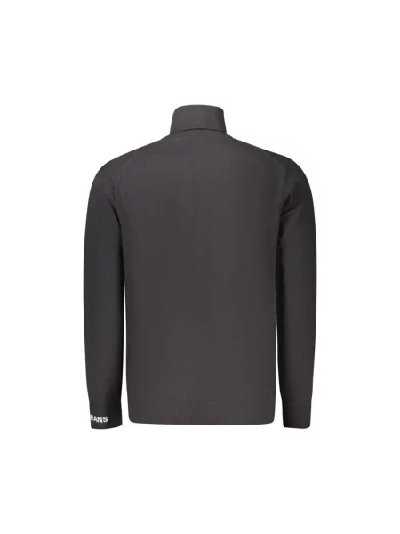 Sweter z golfem Pepe Jeans z długim rękawem czarny