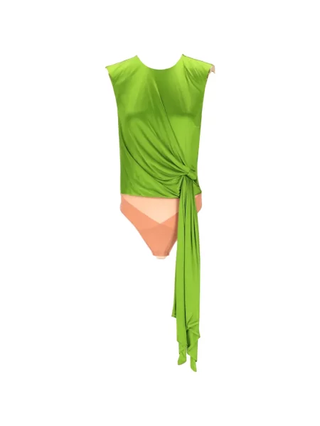 Body Elisabetta Franchi drapat verde