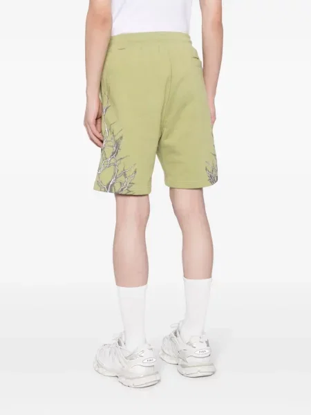 Pantaloni scurți Phobia cu imagine verde