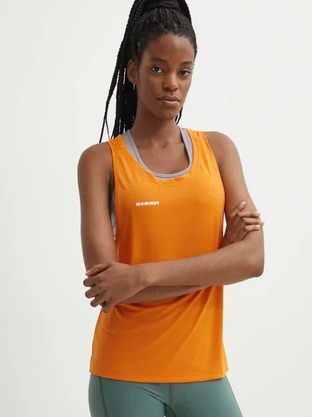 Спортен топ Mammut Massone Sport оранжево