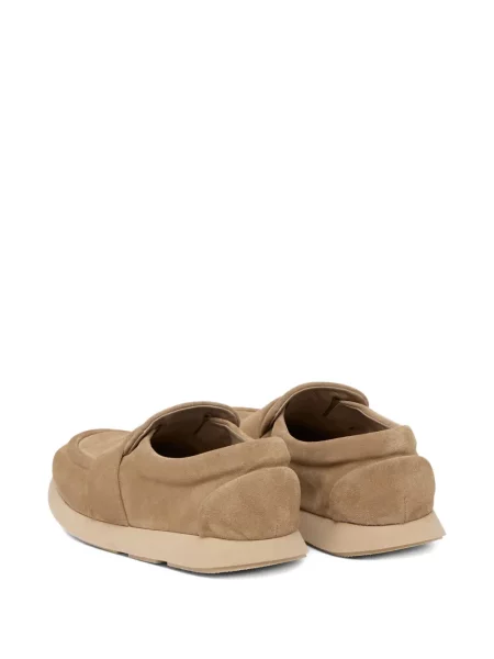 Pantofi loafer Marsell din piele de căprioară maro