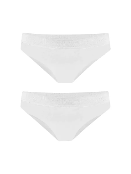Zestaw majtek Wolford skórzany biały
