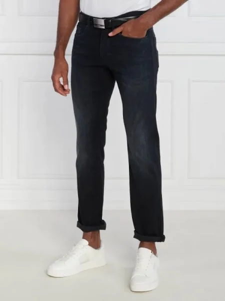 BOSS BLACK Blugi P-Delaware negru